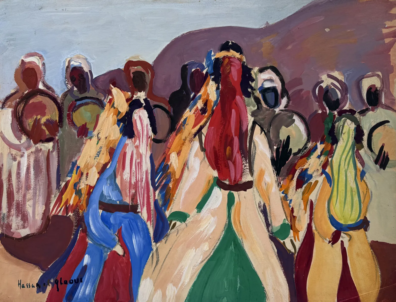 Hassan El Glaoui, Les Aouach, 1970