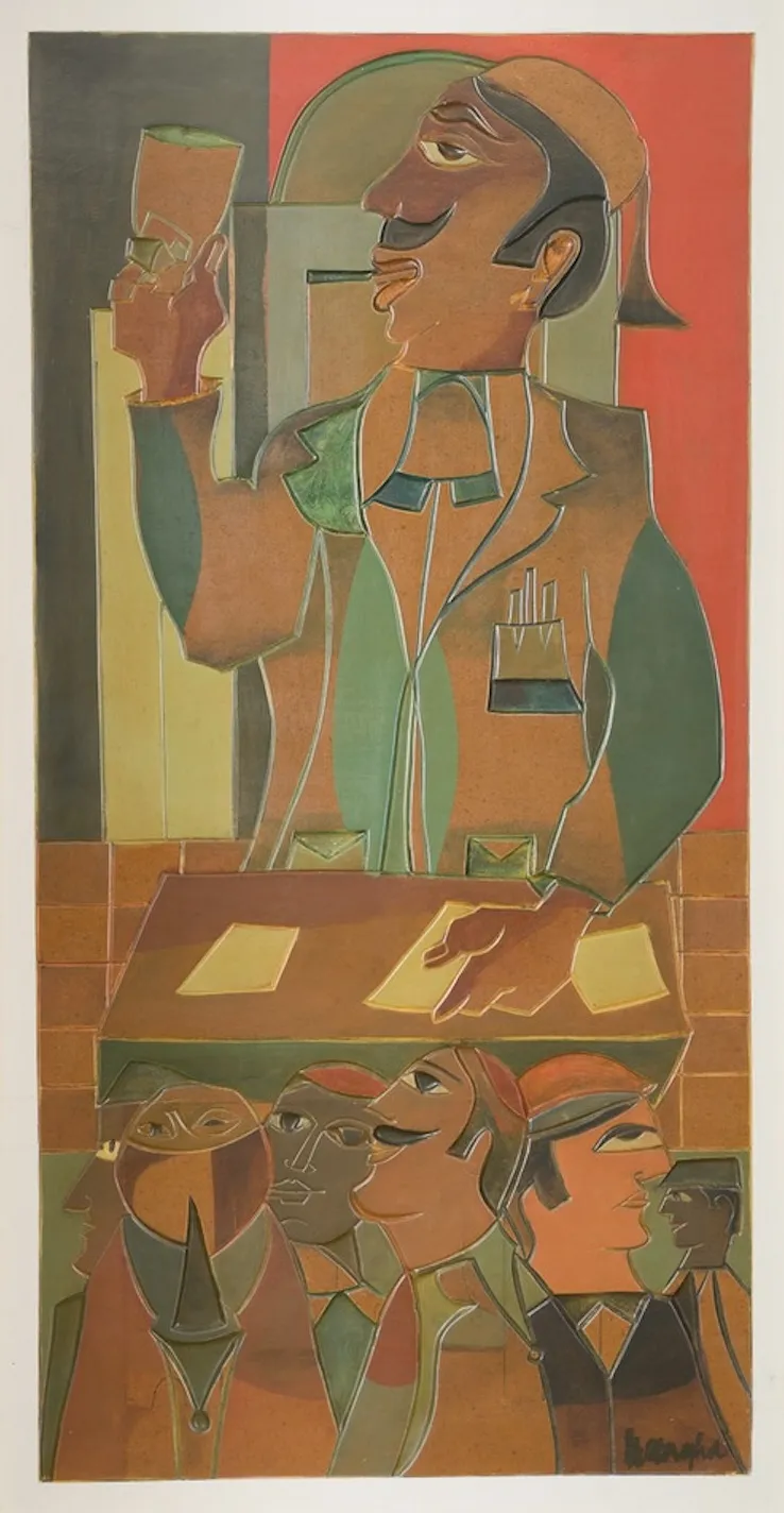 Aly Bellagha , Le buveur, 1998