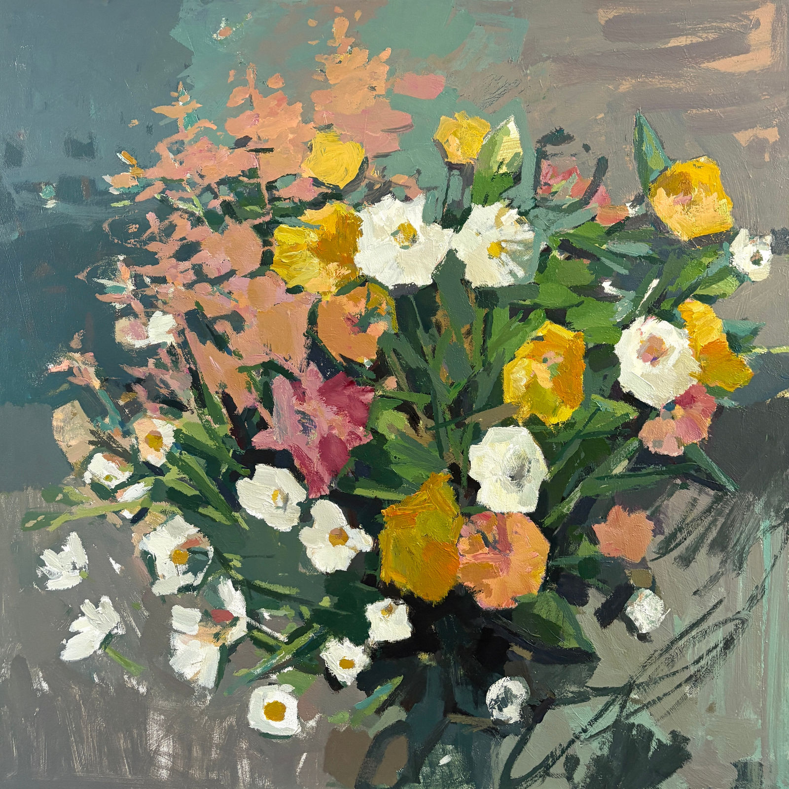 SCOTTY PEEK, Flowers (Swoop), 2025