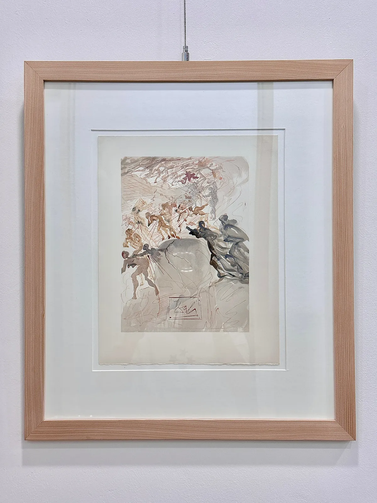 Salvador Dali, La Divina Comedia. Purgatorio canto 25, 1960-1964