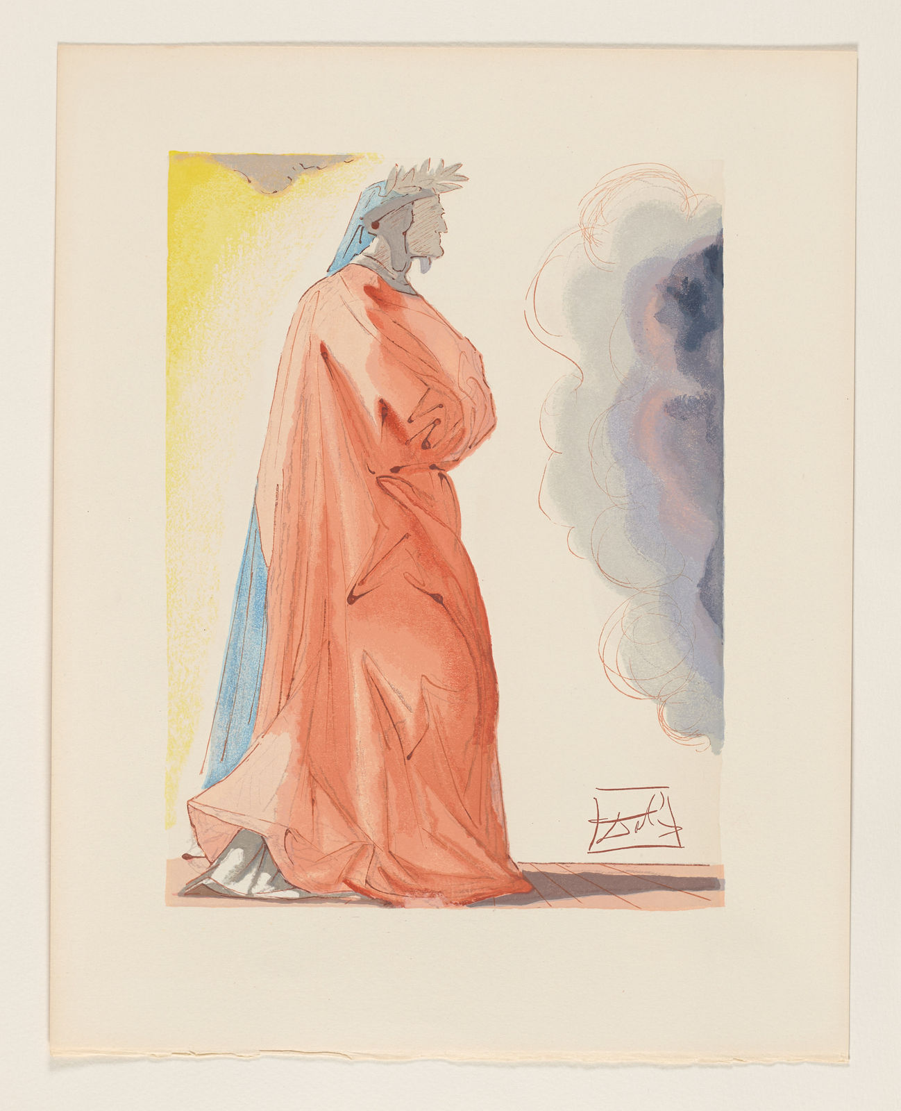 Salvador Dali, La Divina Comedia. Paraíso canto 01, 1960-1964