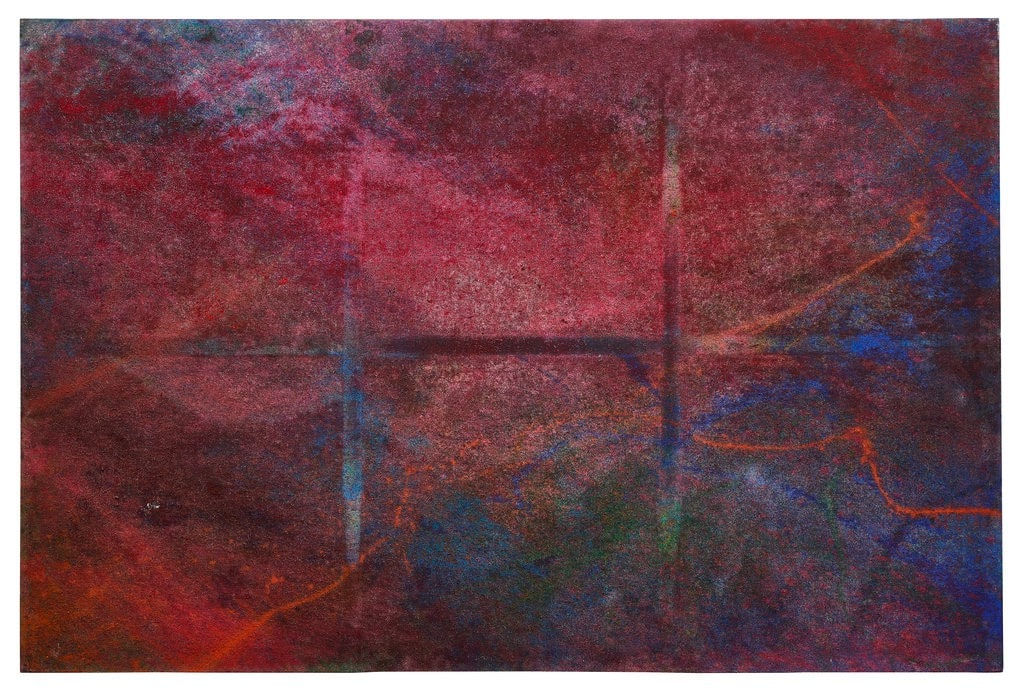 Hermann Nitsch, Schüttbild (Bayreuth Series), 2021