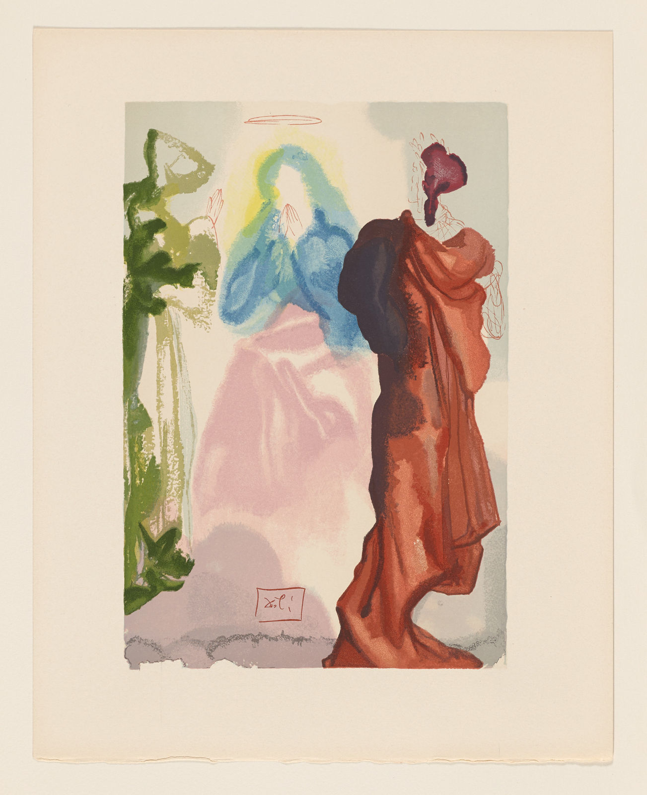 Salvador Dali, La Divina Comedia. Paraíso canto 33, 1960-1964