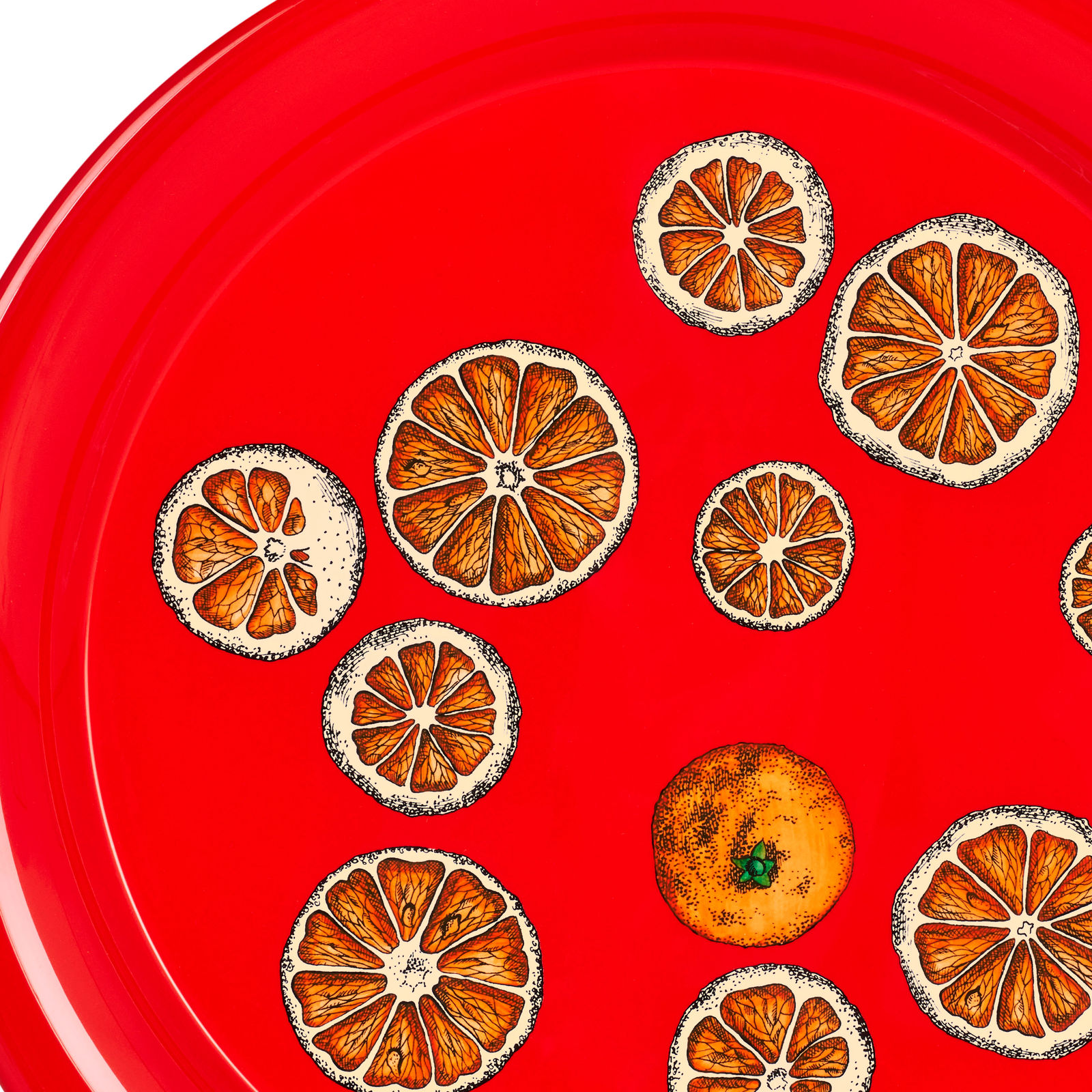 Fornasetti, Tray Fette d'arancia, re-edition