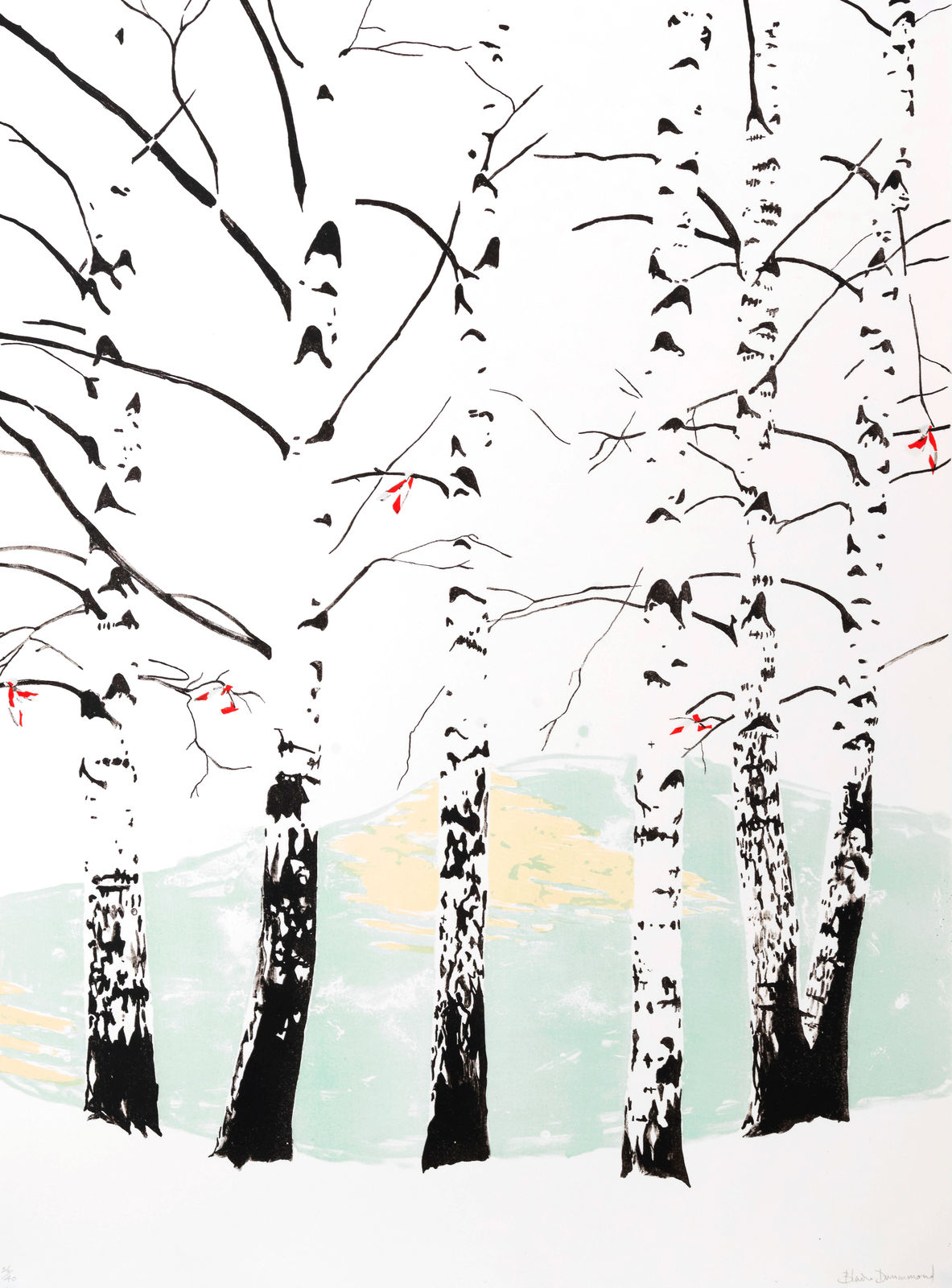 Blaise Drummond, Bouleaux (Helsinki), 2019