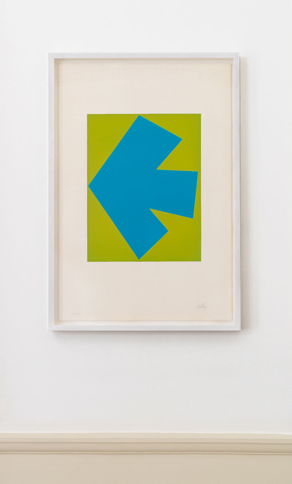 Ellsworth Kelly, Blue Over Green, 1964-65