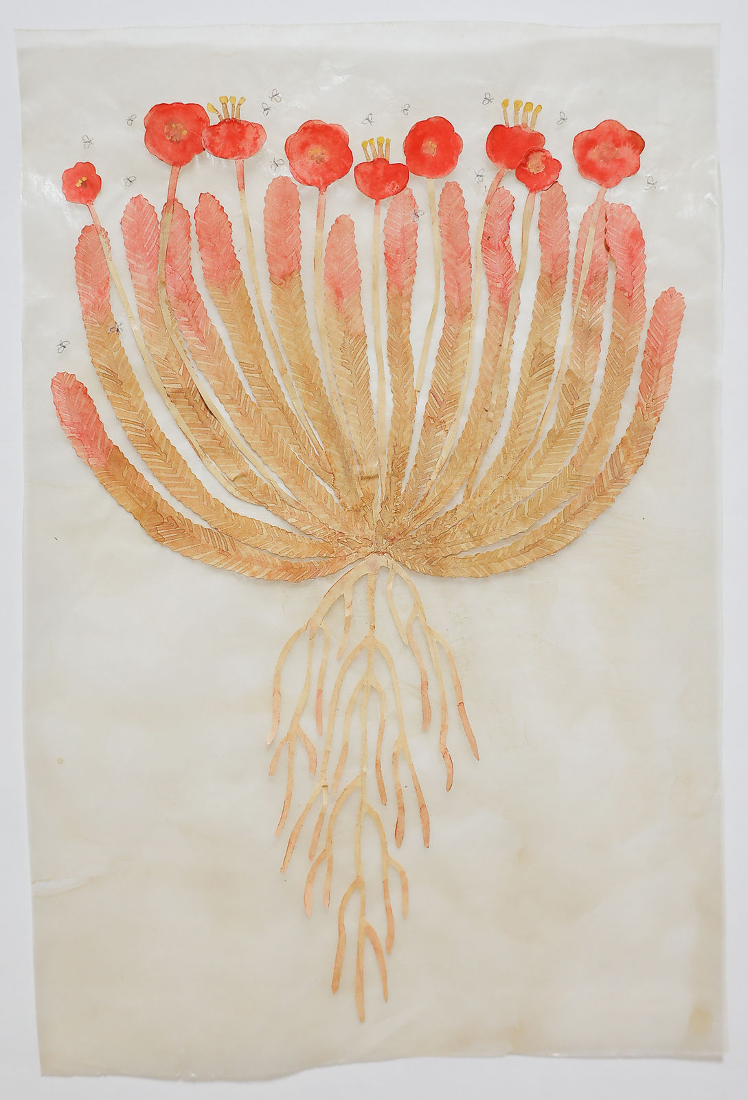 Fumi Imamura, One Flower and Insects (羽虫と花ひとつ), 2022