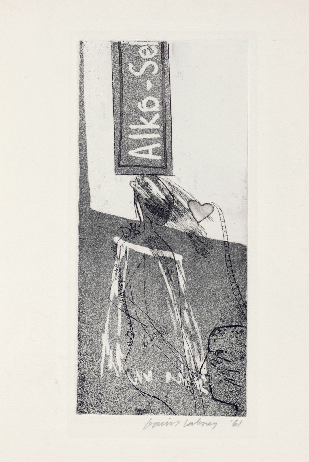 David Hockney, Alka Seltzer, 1961