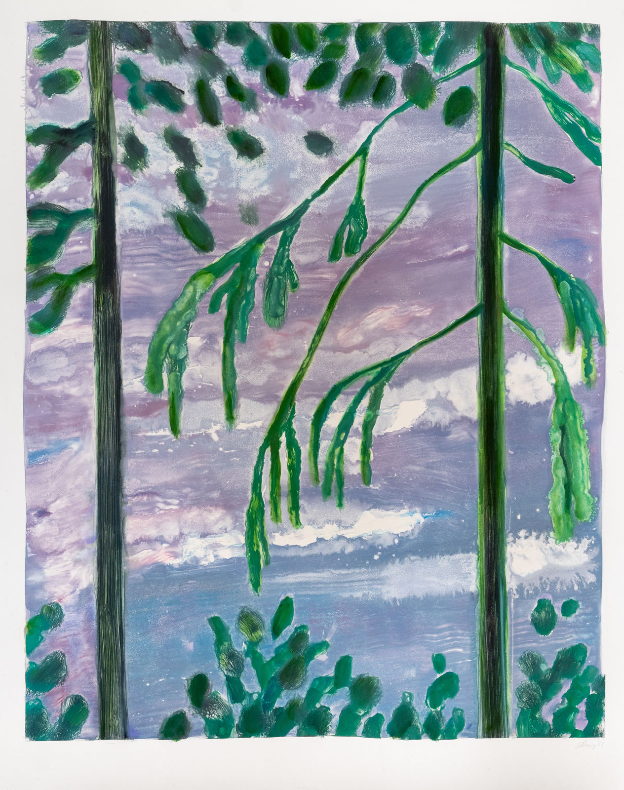 Suzy Murphy, Purple Waves I, 2022