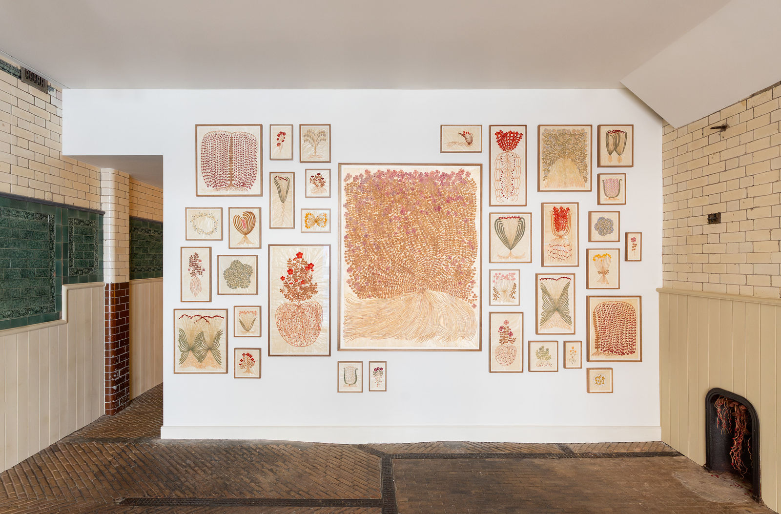 Fumi Imamura, One flower, fruiting (Sweet rocket) (花ひとつ、結実（む らさきなずな, 2025