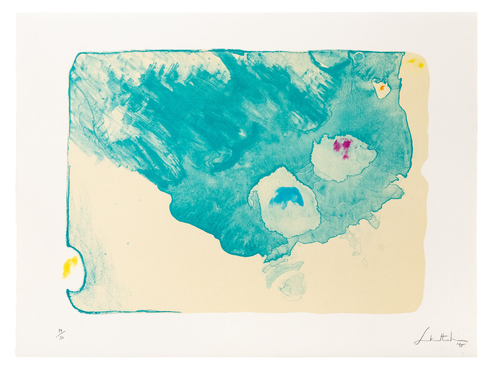 Helen Frankenthaler, Reflections VII, from Reflections, 1995