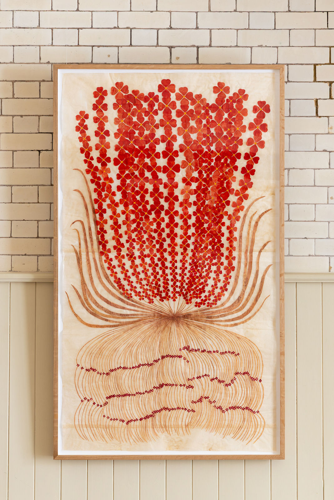 Fumi Imamura, One flower (red flowers) (花ひとつ (赤いお 花), 2025