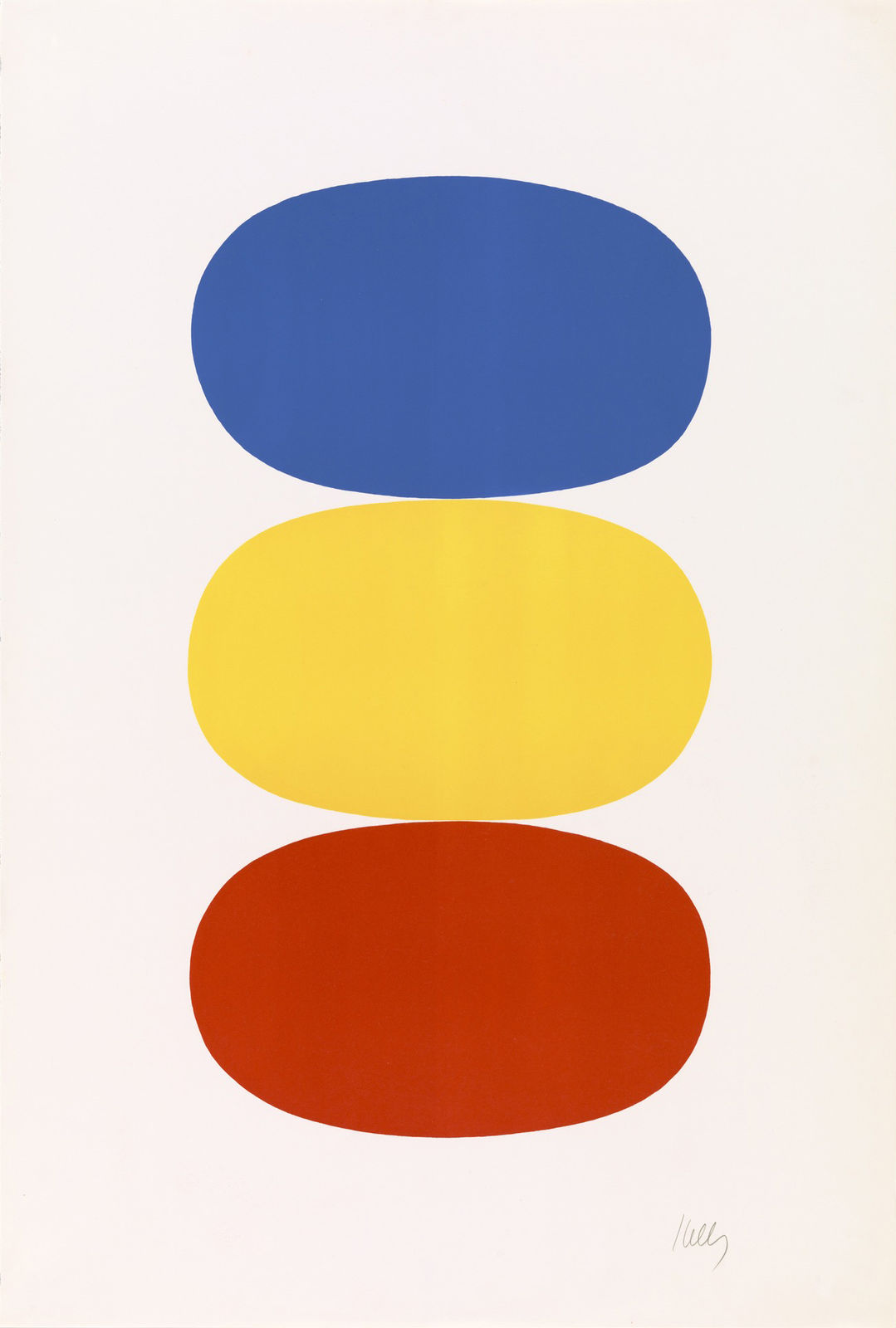 Ellsworth Kelly, Blue and Yellow and Red-Orange, 1964-65 | Lyndsey