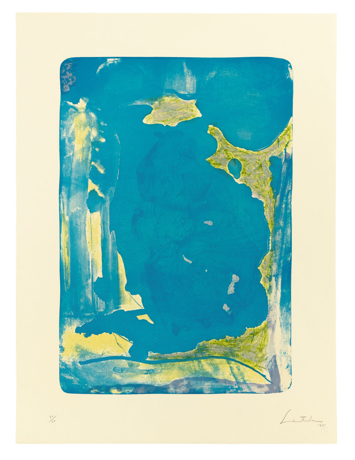 Helen Frankenthaler, Reflections IV, from Reflections, 1995