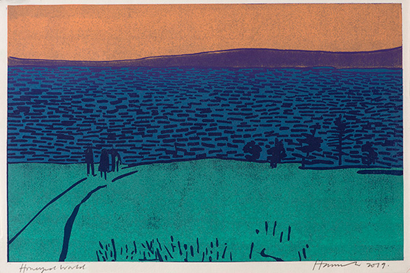 Tom Hammick, Honeyed World, 2019