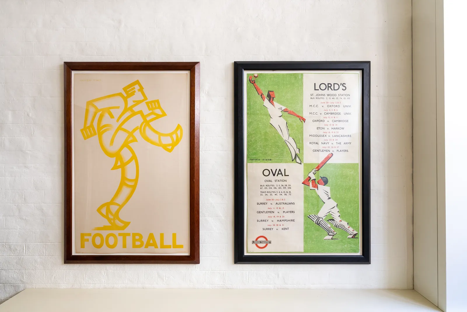 Andrew Power, Lord's Oval, 1934