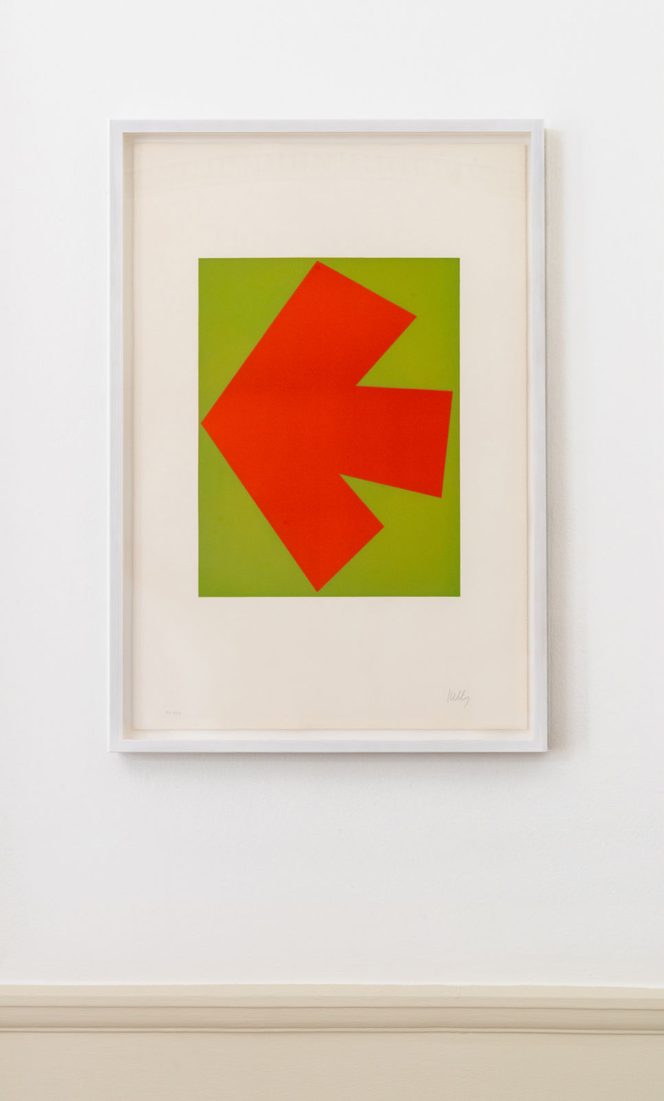 Ellsworth Kelly, Orange Over Green, 1964-65