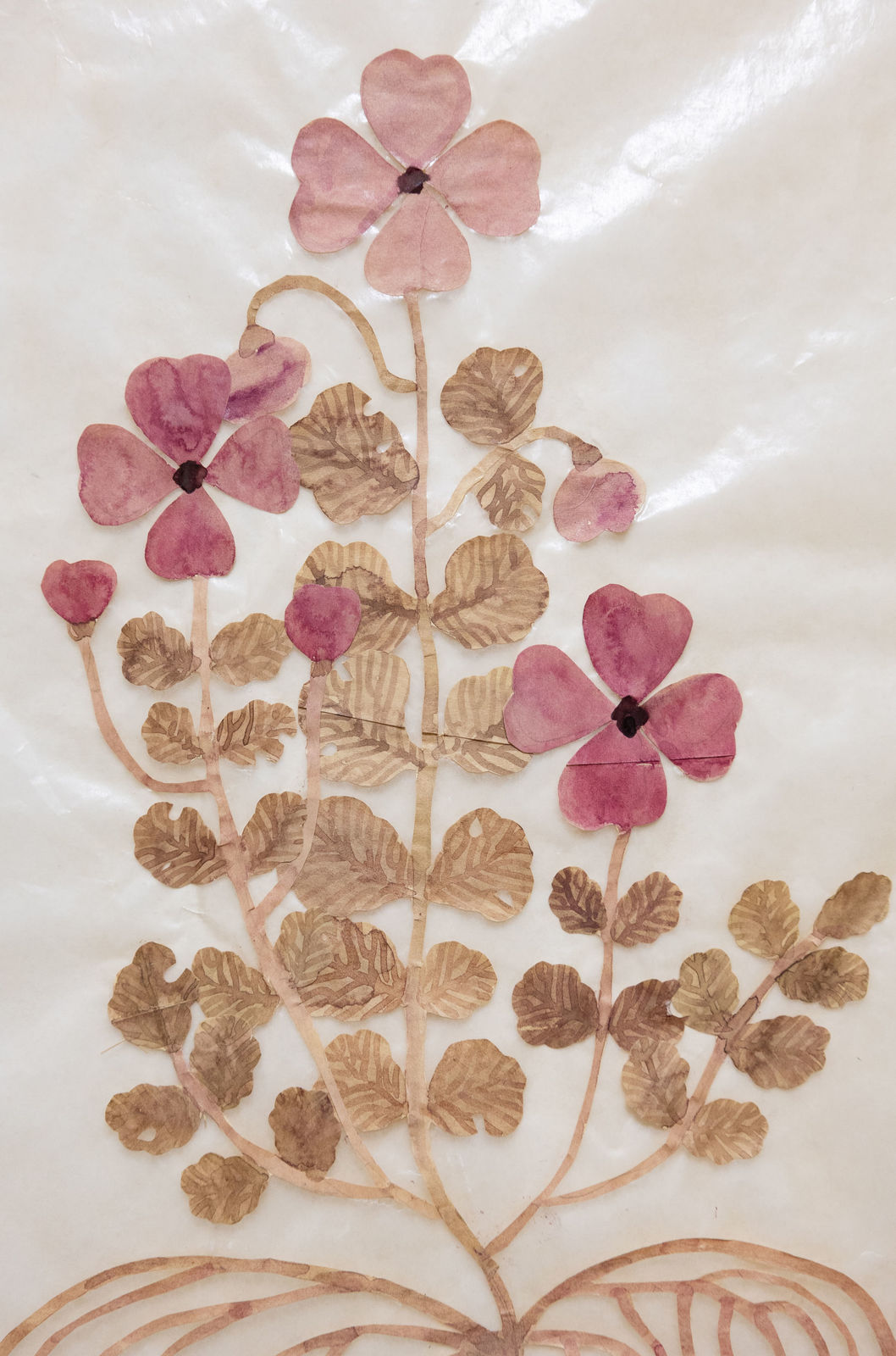 Fumi Imamura, One flower, fruiting (Sweet rocket) (花ひとつ、結実（む らさきなずな, 2025