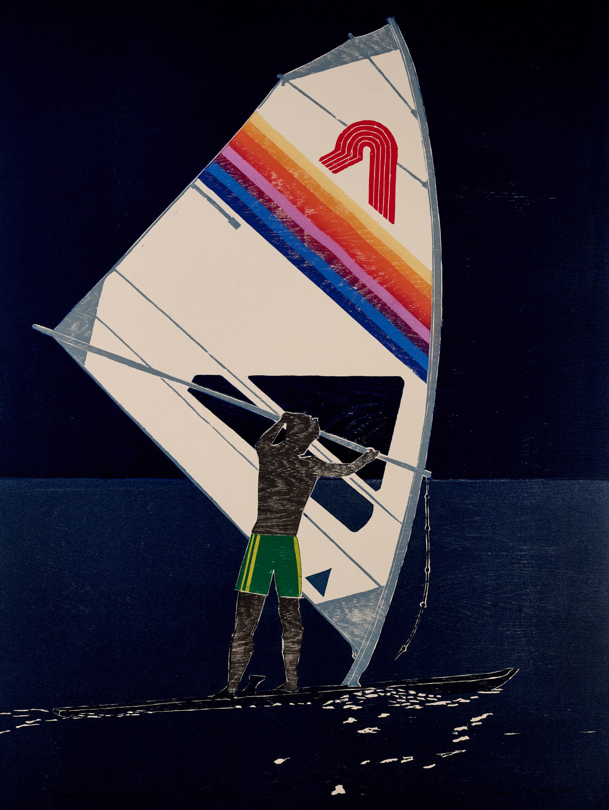 Tom Hammick, Sailing into Night, 2021