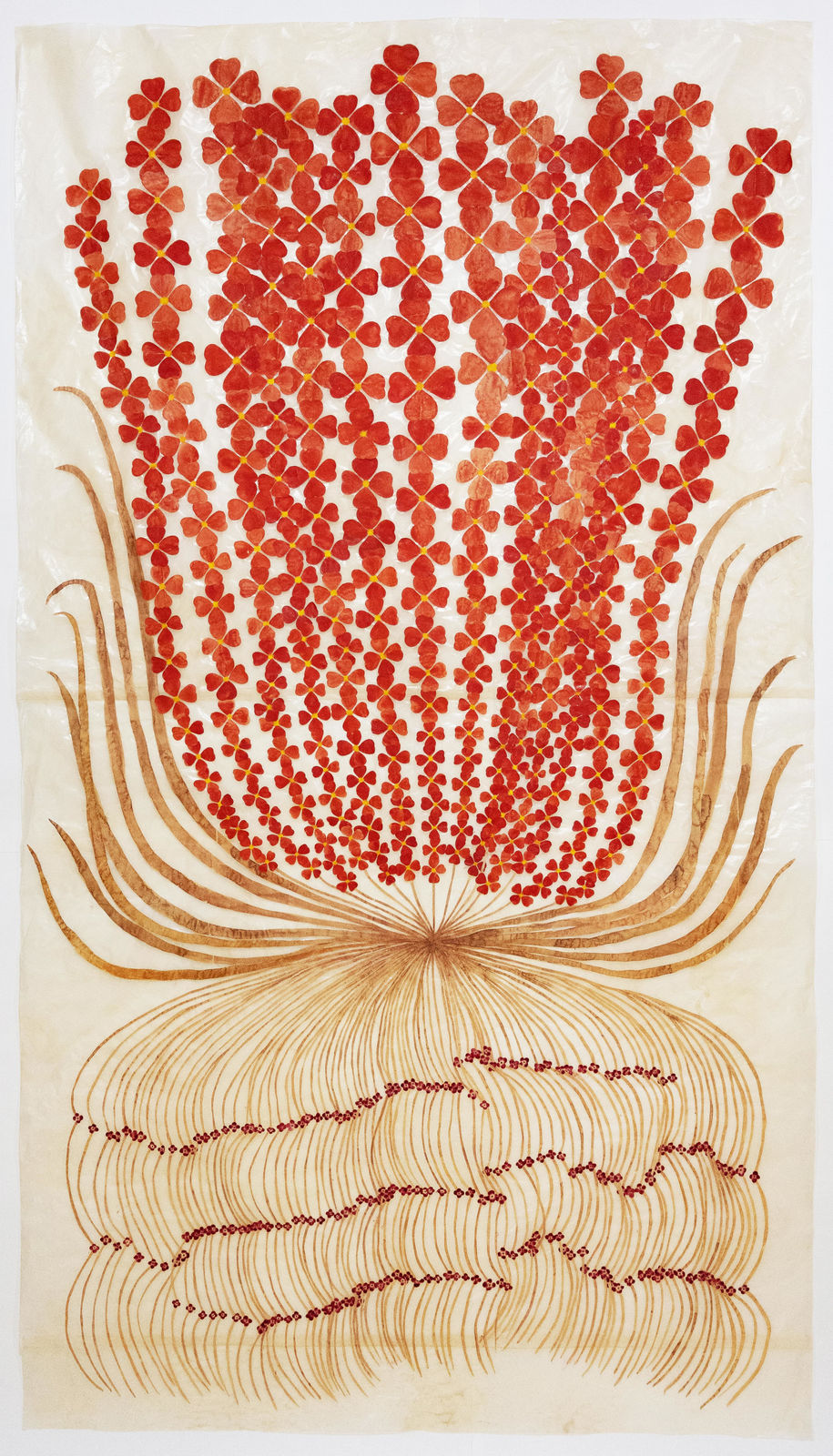 Fumi Imamura, One flower (red flowers) (花ひとつ (赤いお 花), 2025