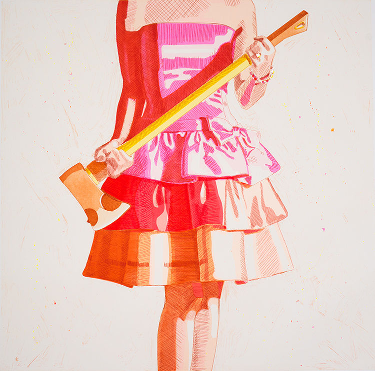 Kelly Reemtsen, Birthday Girl, Orange, 2015