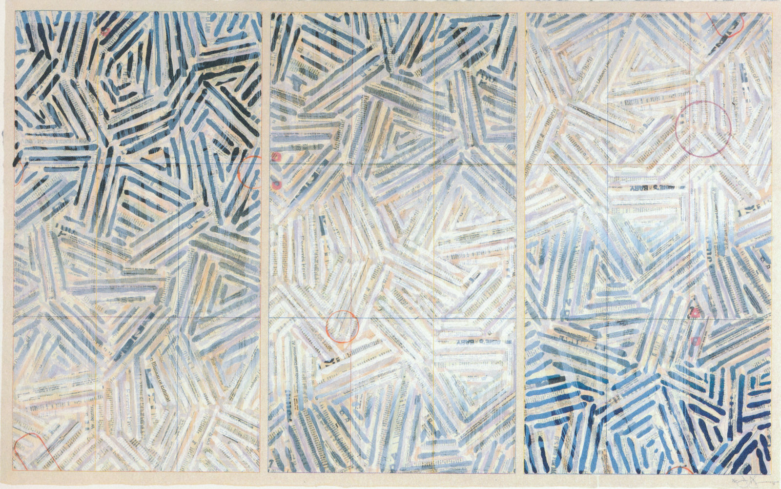 Jasper Johns, Usuyuki, 1981