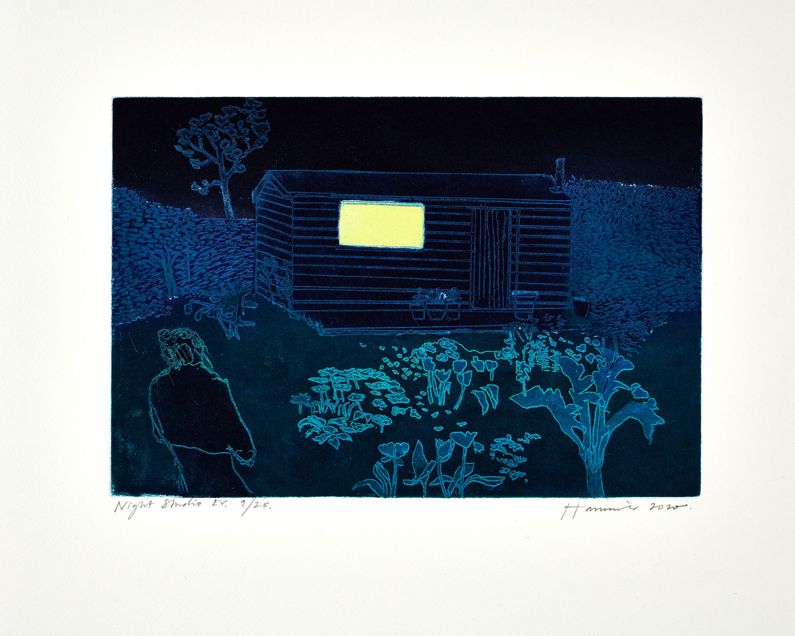 Tom Hammick, Night Studio, 2020