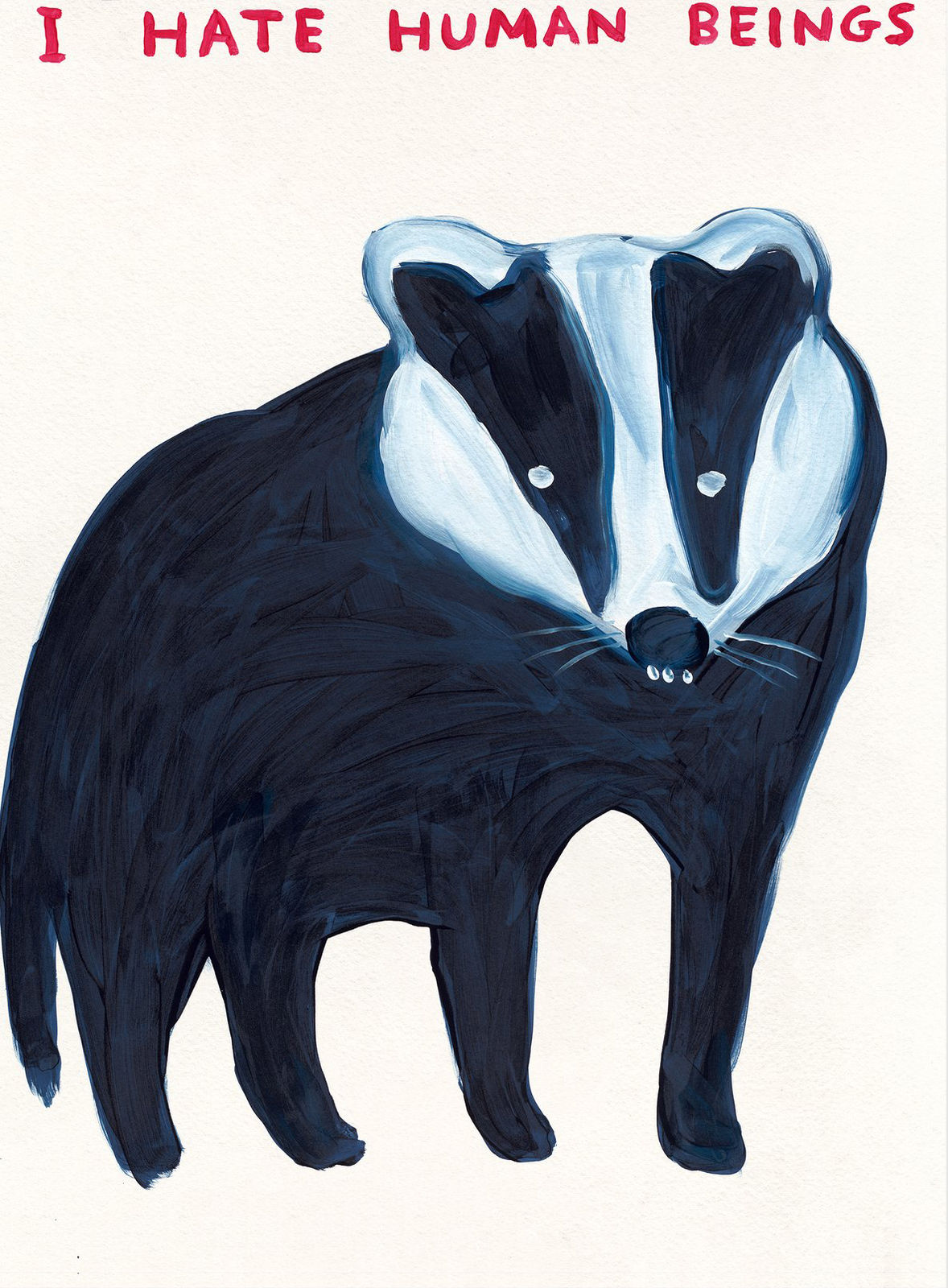 David Shrigley, You Are Special (I Hate Human Beings), 2021