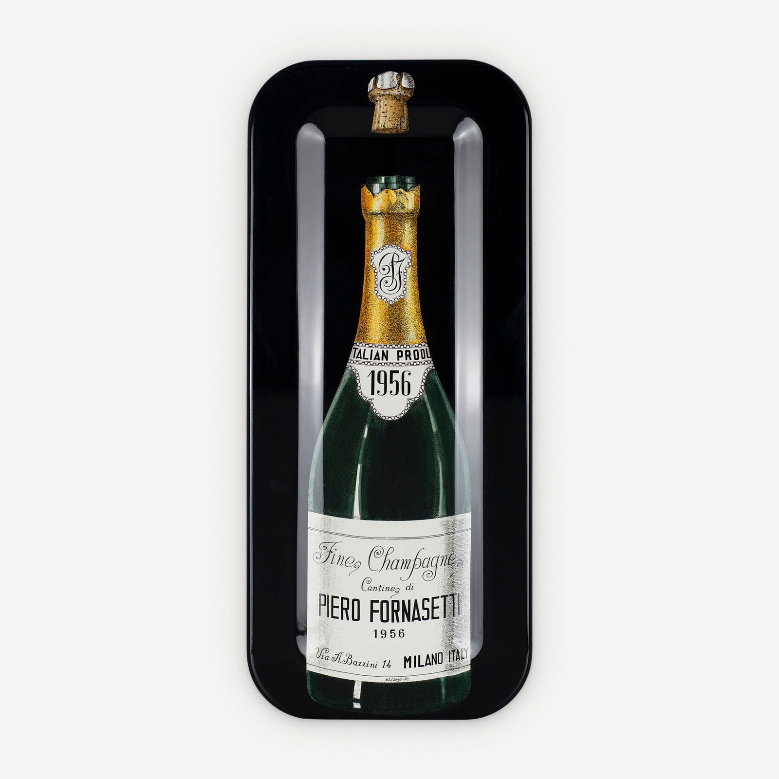 Fornasetti, Tray Champagne, 1950s re-edition