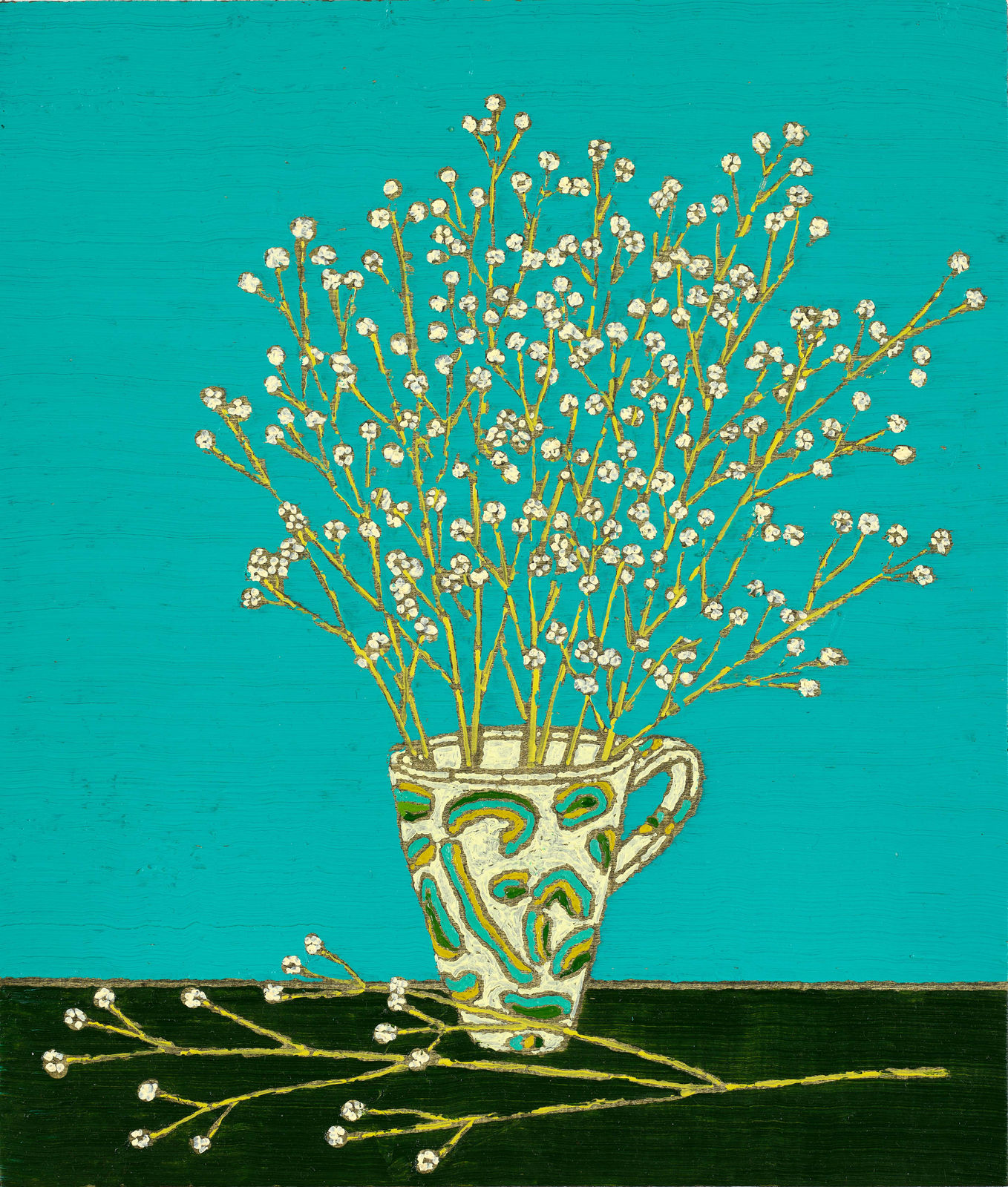 Stephen Chambers, Baby's Breath (Blue), 2023