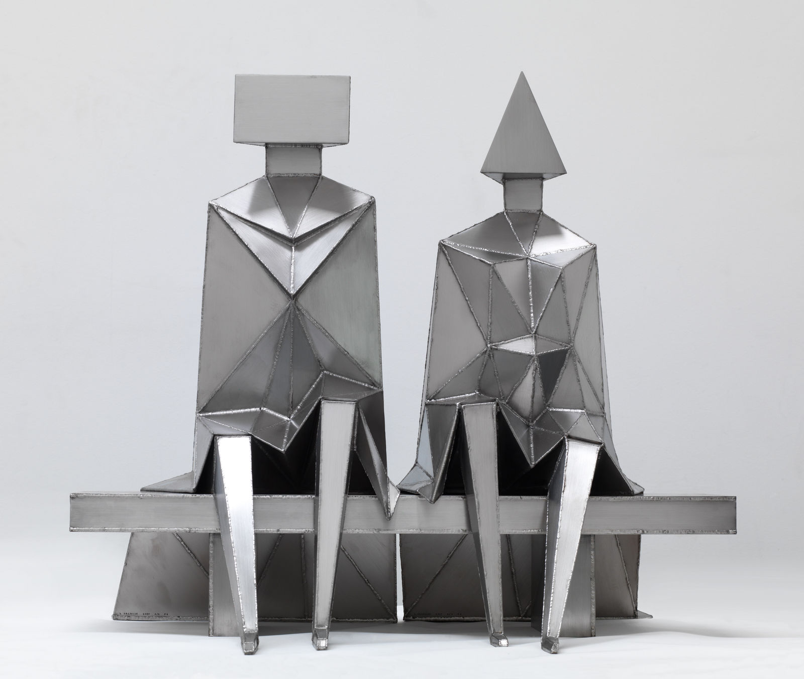 Lynn Chadwick, Sitting Couple, 1990