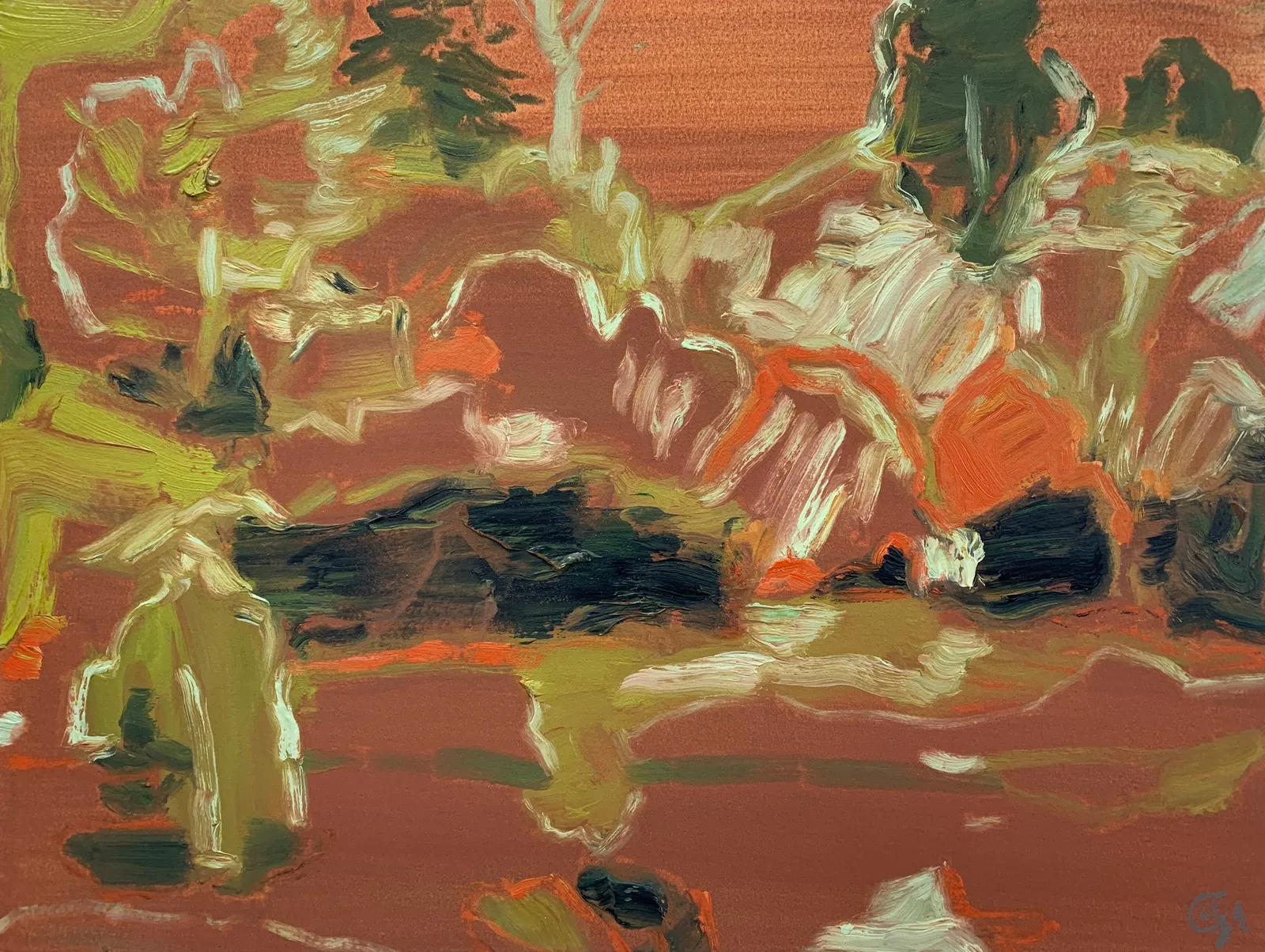 Anne Griffiths, Lurking In The Woods, 2019