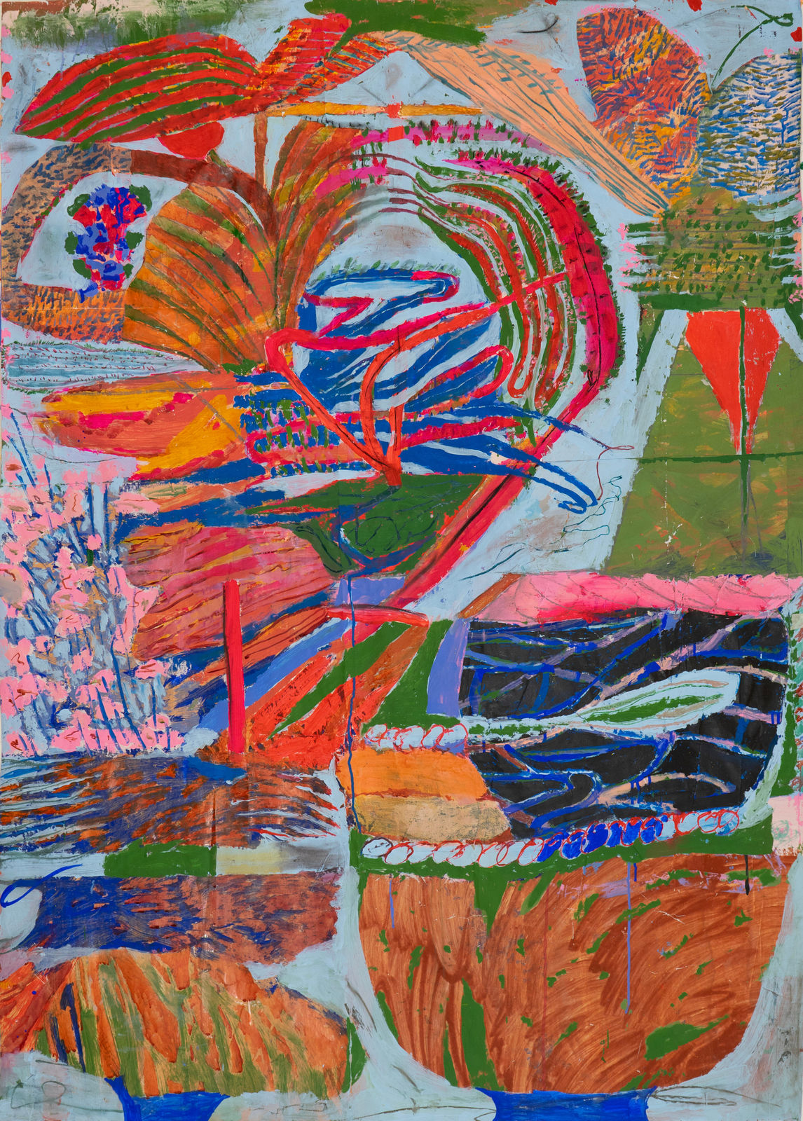 Geoffroy Pithon, Calamars, fleurs et papillons, 2024