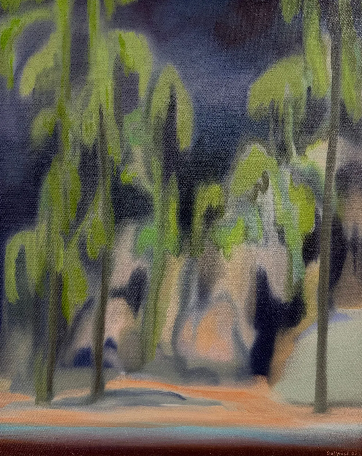 Martin Solymar, Night By The Beach, 2025
