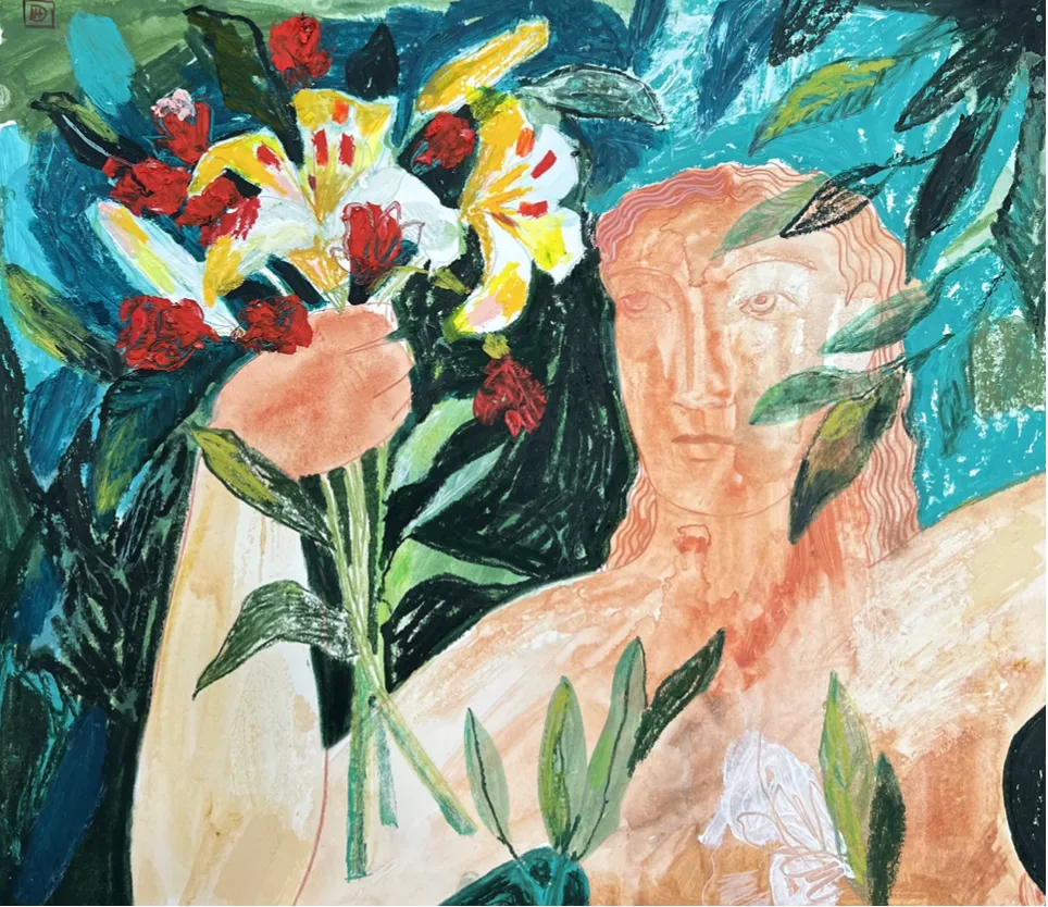 Delia Hamer, White Lilies are my own, 2024