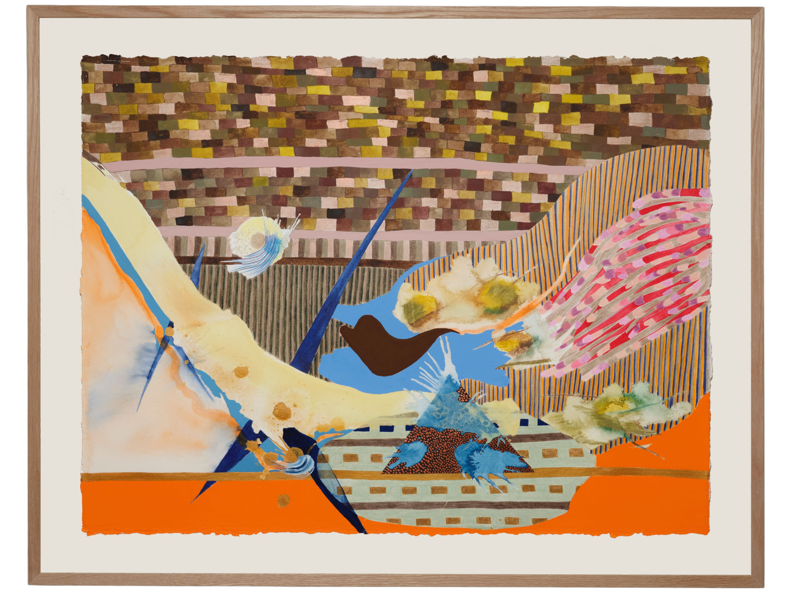 Drawing of the artist Agnès Bourély