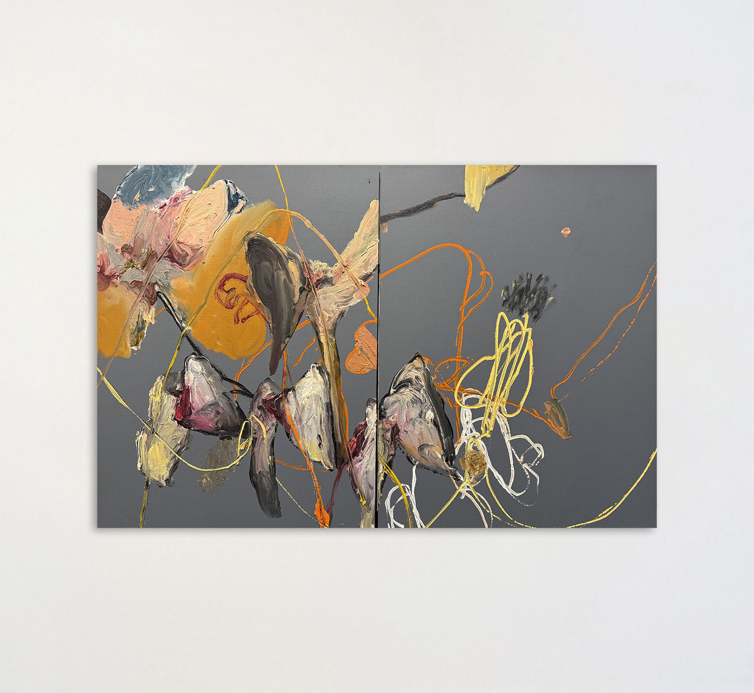 Angel Ricardo Ricardo Rios, Lo viste o lo imaginaste (Diptych, 2025