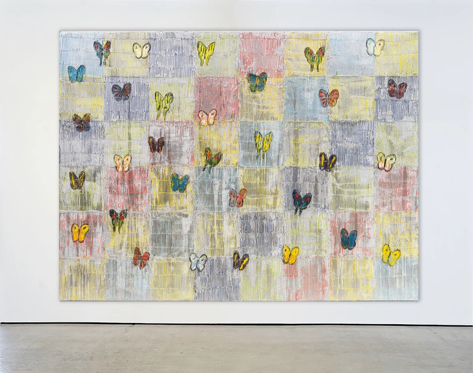 Hunt Slonem, Kaleidoscope Migration (JMG2434), 2025