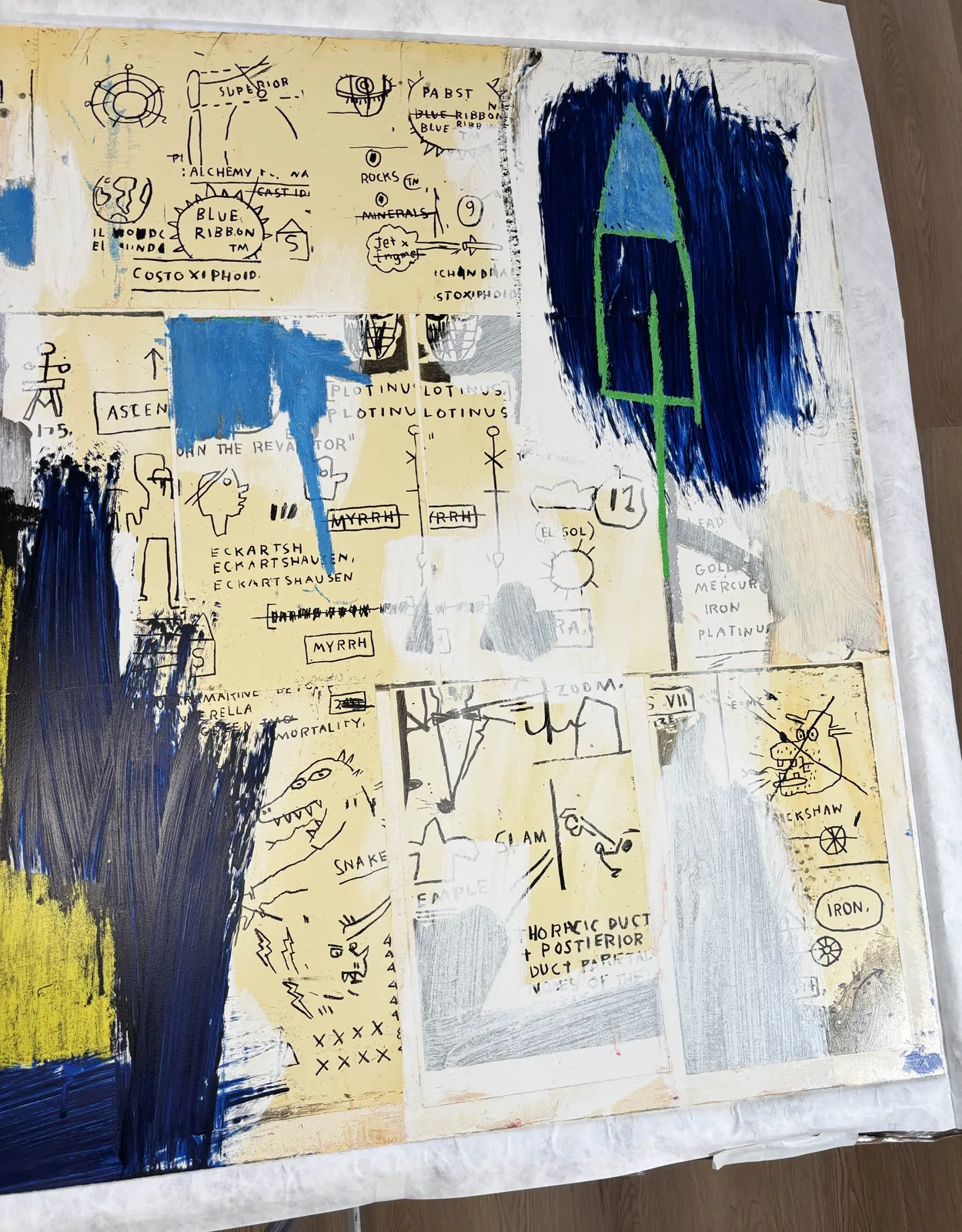 Jean-Michel Basquiat, Odours of Punt, 1983/2024