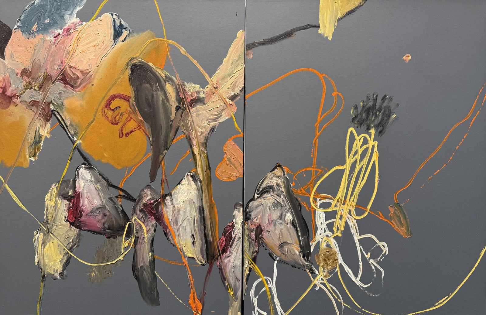 Angel Ricardo Ricardo Rios, Lo viste o lo imaginaste (Diptych, 2025