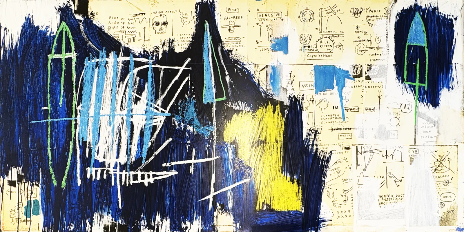 Jean-Michel Basquiat, Odours of Punt, 1983/2024