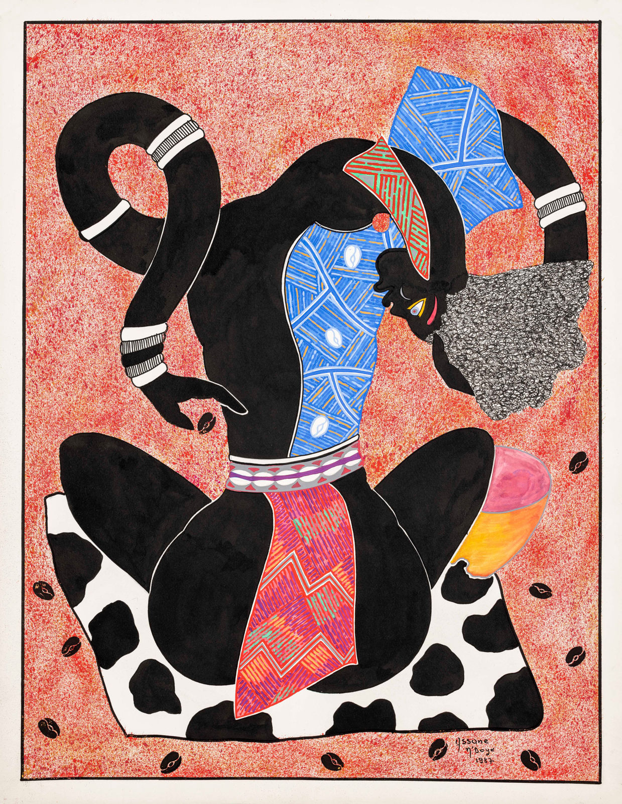 Assane N'Doye, Sans titre, 1987