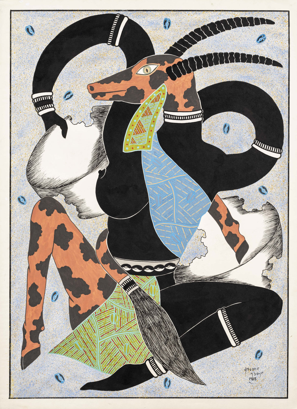 Assane N'Doye, Métamorphose 2, 1988