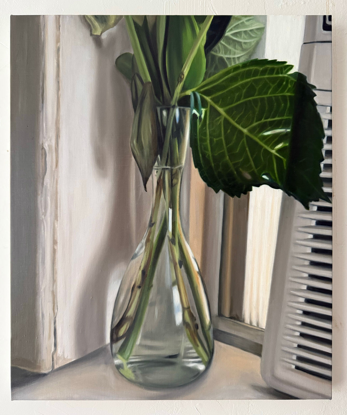 Cait Porter, Glass Vase with Air Conditioner, 2025