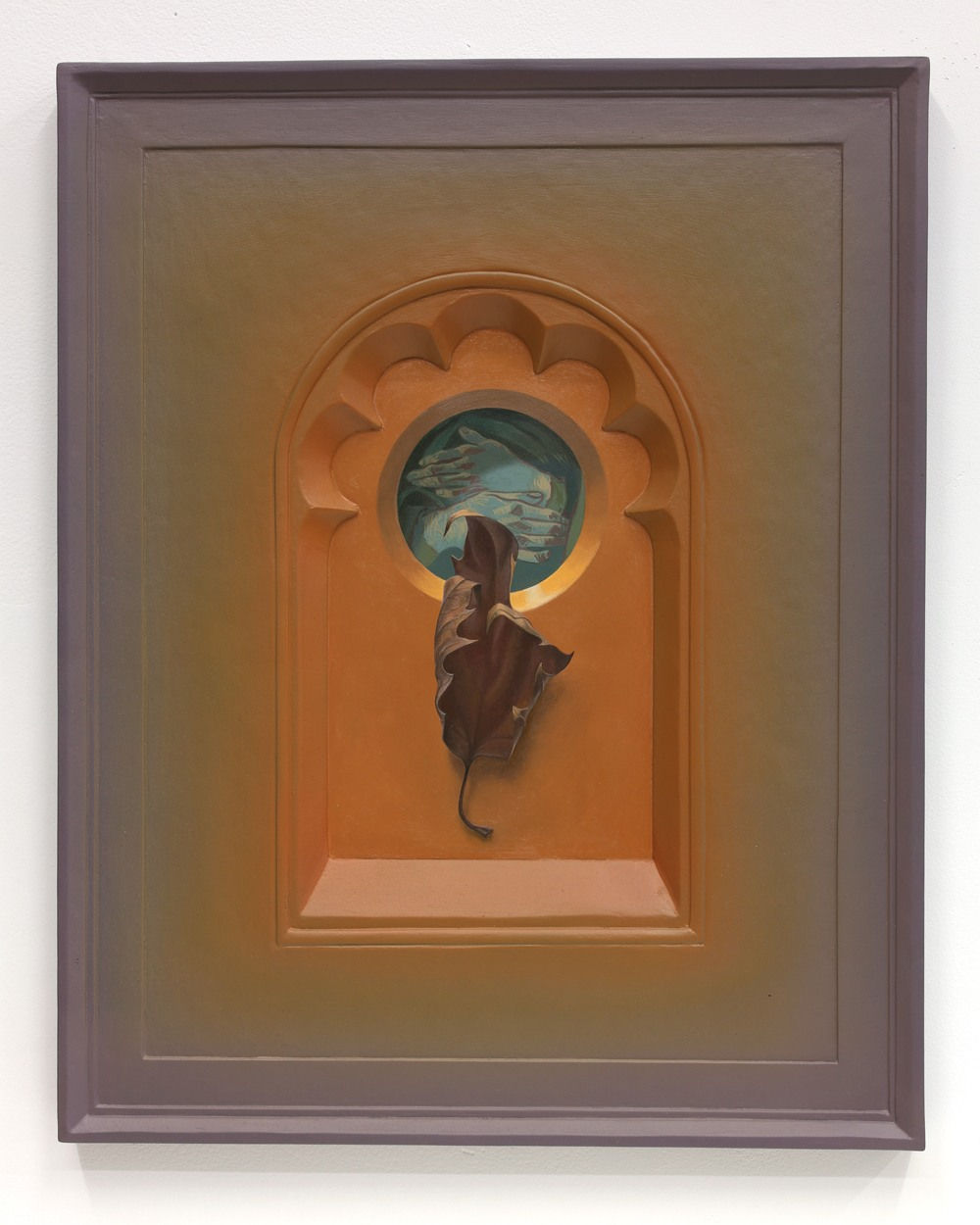 Ben Cowan, Clutching Leaf and Hands, 2025