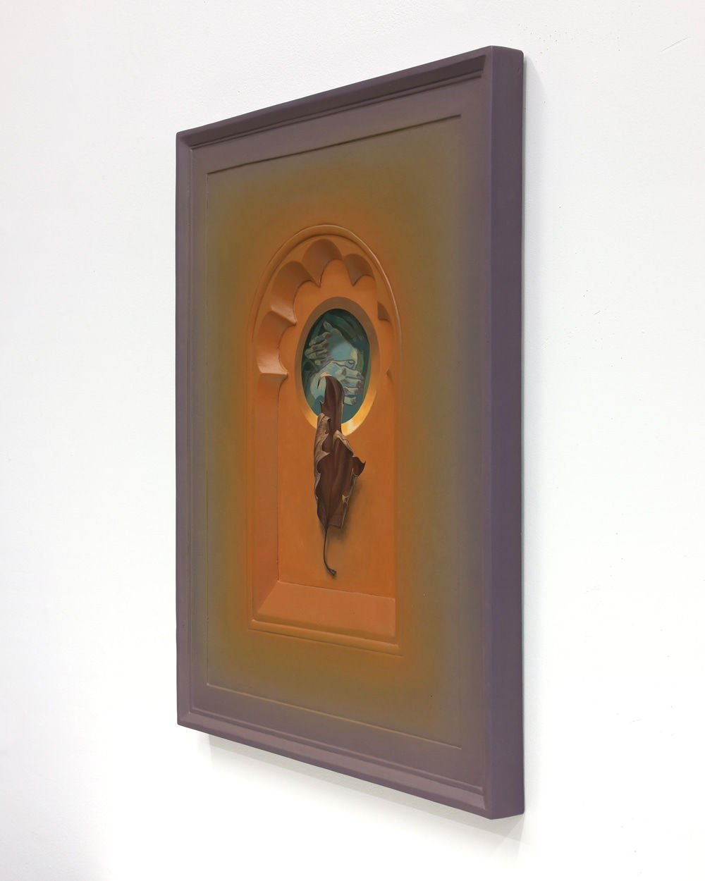 Ben Cowan, Clutching Leaf and Hands, 2025