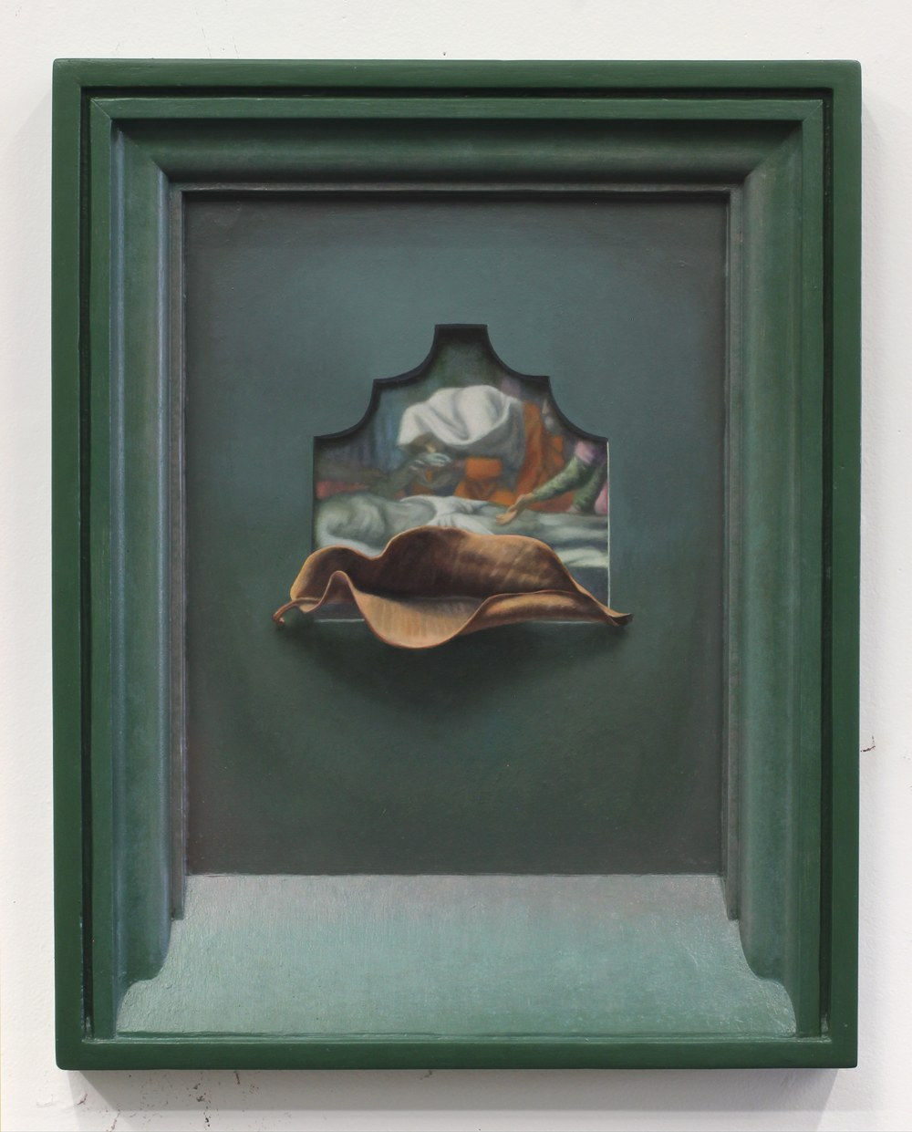 Ben Cowan, Dry Leaf and Poussin Lamentation of Christ , 2023