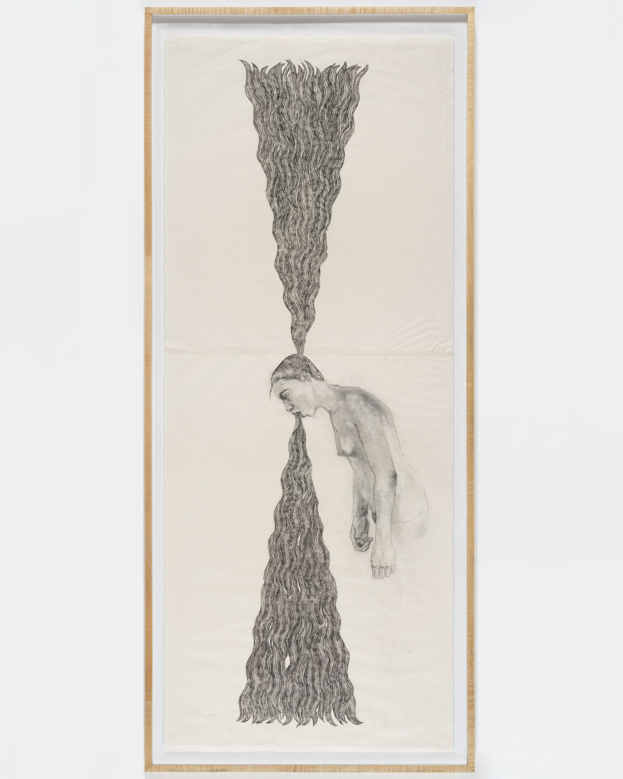 Shana Hoehn, Study for Seance: hair and vomit, 2022