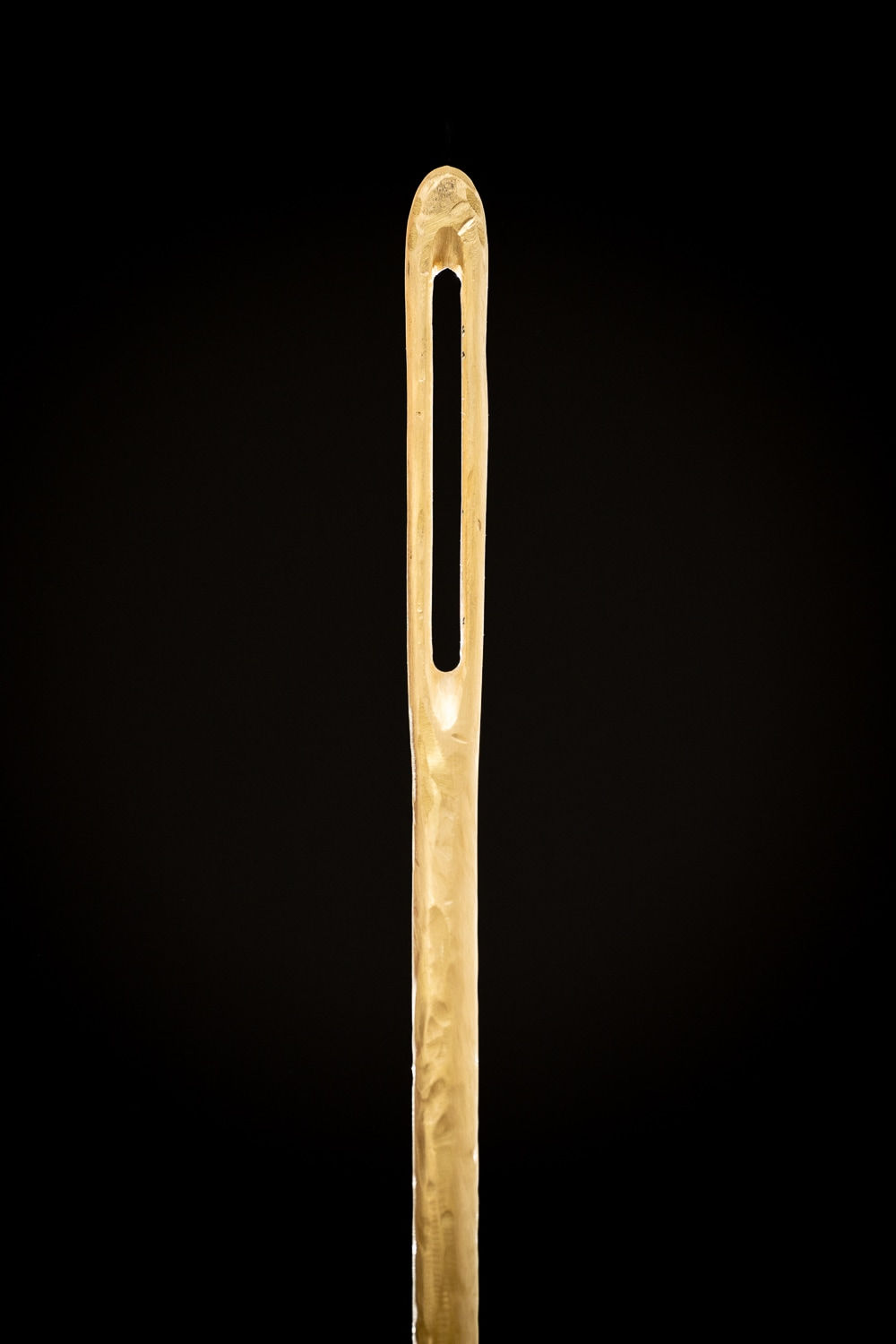 Makiko Harris, Sewing Needle 3 (Brass), 2024