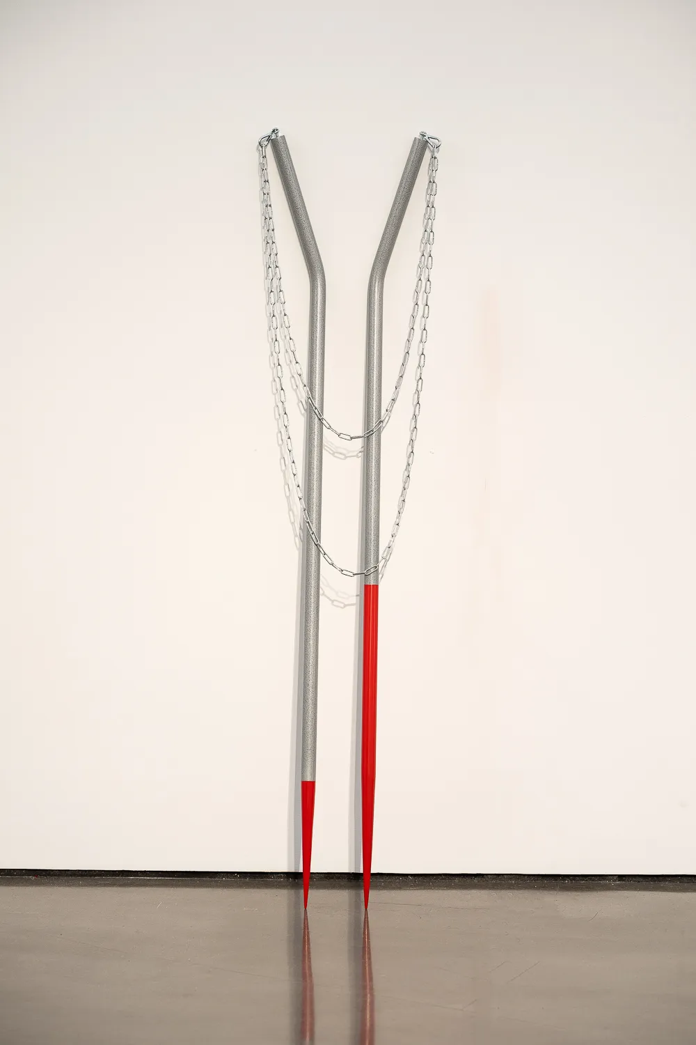 Makiko Harris, Red Dipped Circular Knitting Needles , 2026